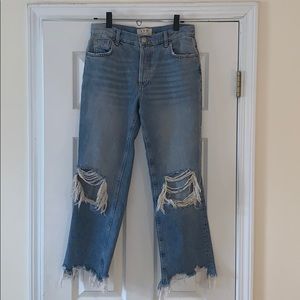 Free people boyfriend jeans